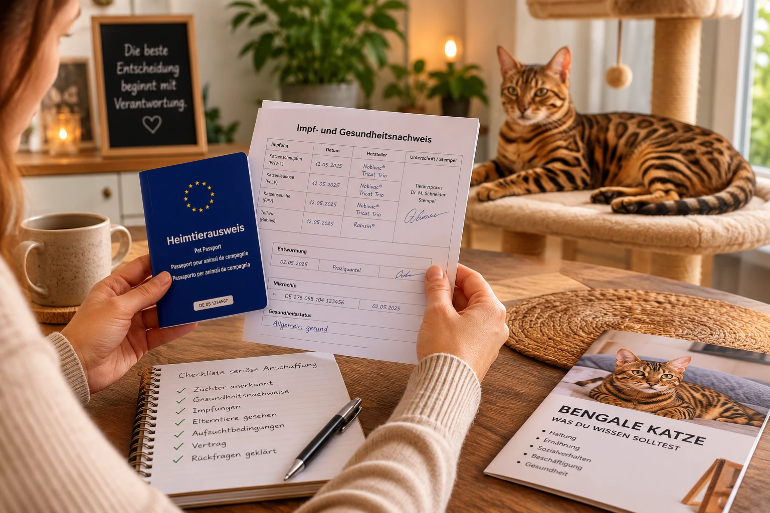 Seriöse Anschaffung einer Bengal Katze prüfen