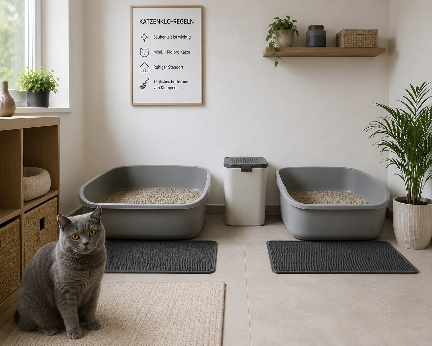 Passende Katzenklo-Situation für Rassekatzen