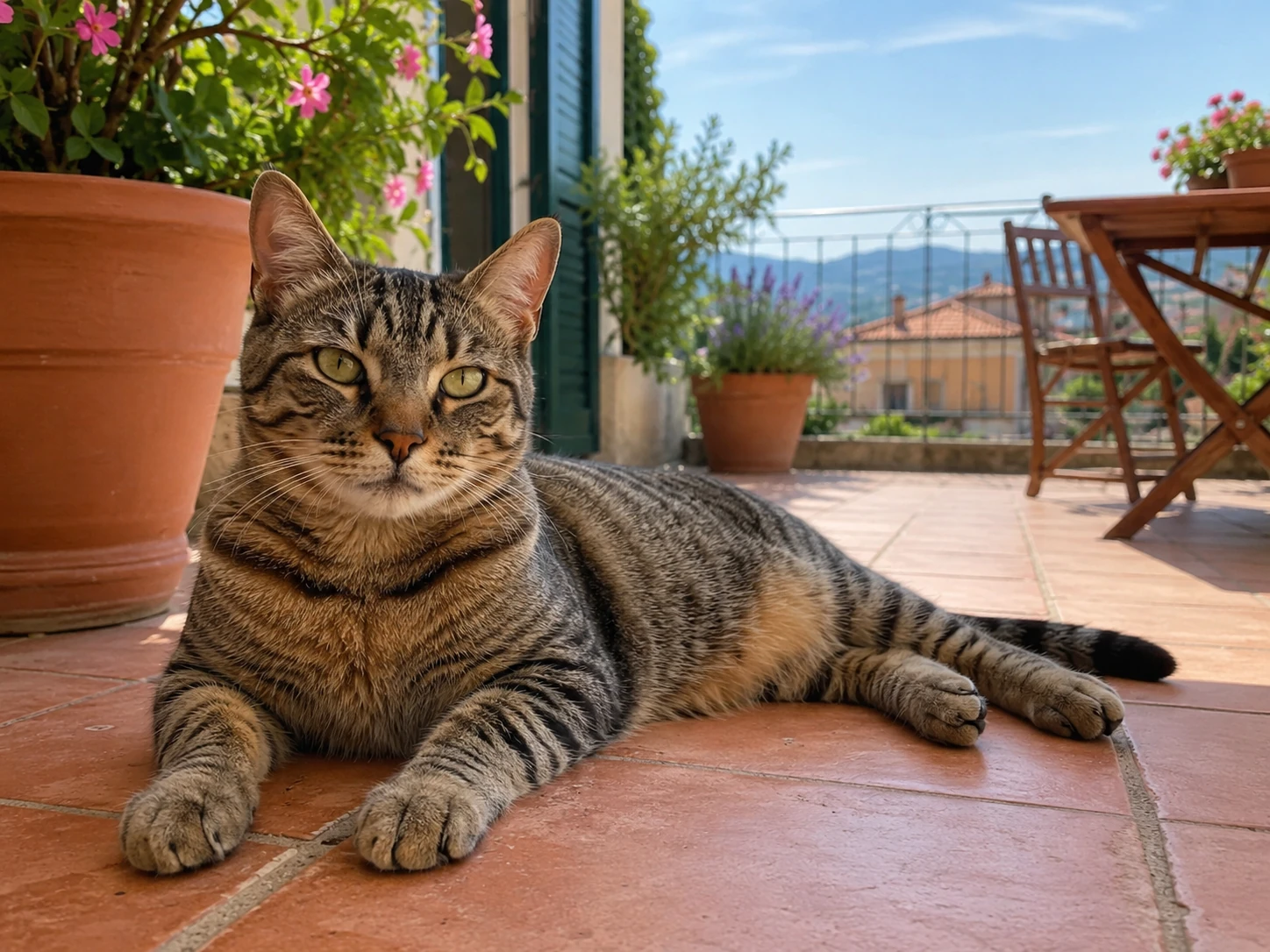 Fremder Kater markiert auf der Terrasse – Ursachen und Lösungen