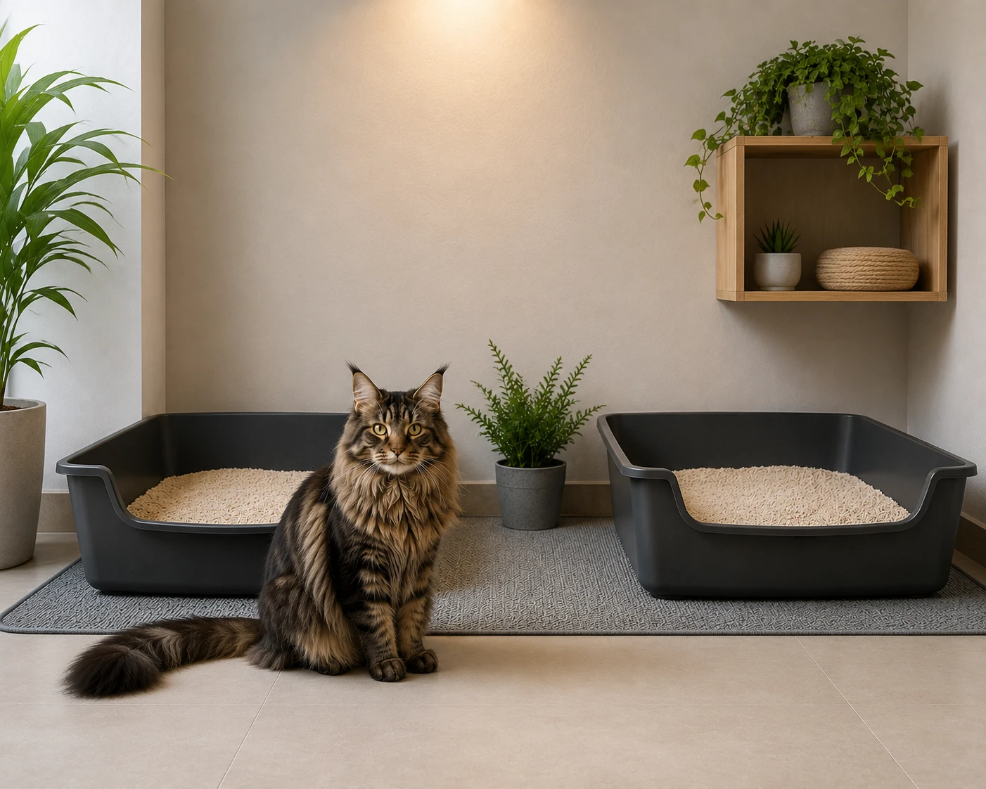 Passende Katzenklo-Situation für Rassekatzen