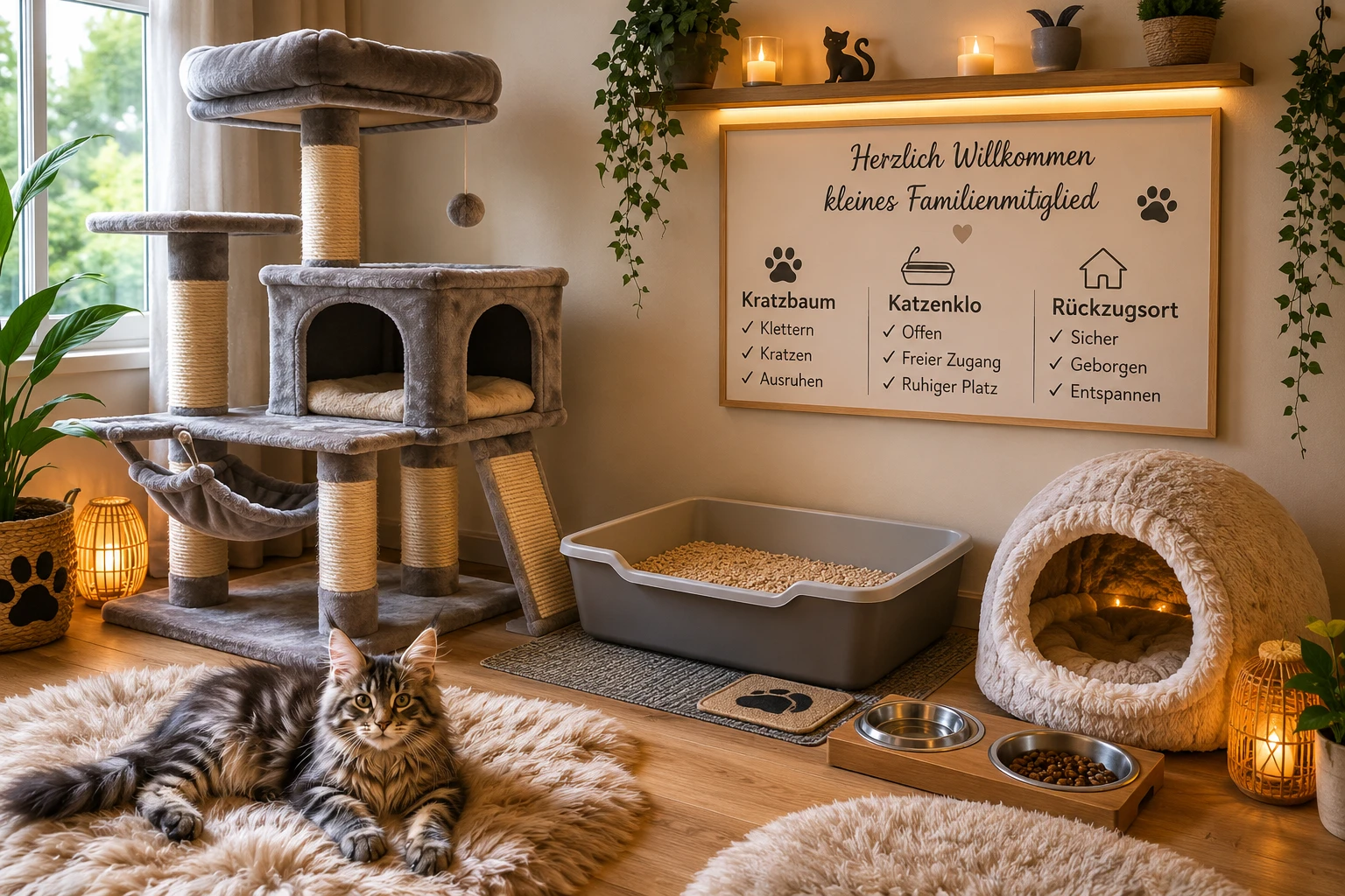Zuhause für eine Maine Coon vorbereiten