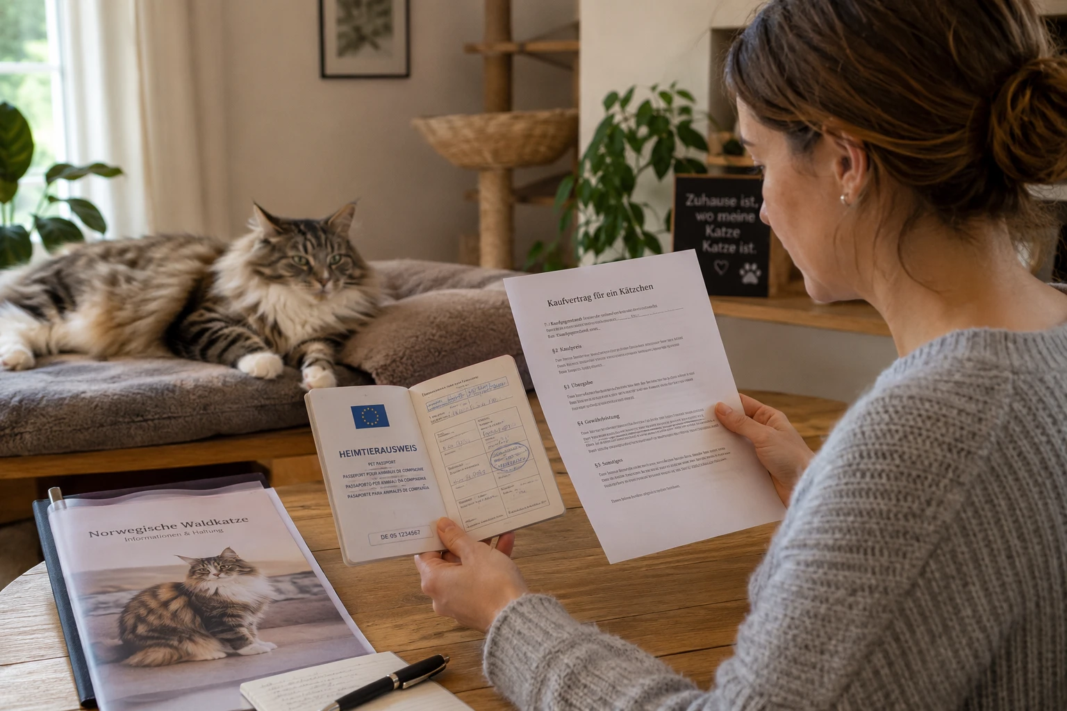 Seriöse Anschaffung einer Norwegischen Waldkatze prüfen