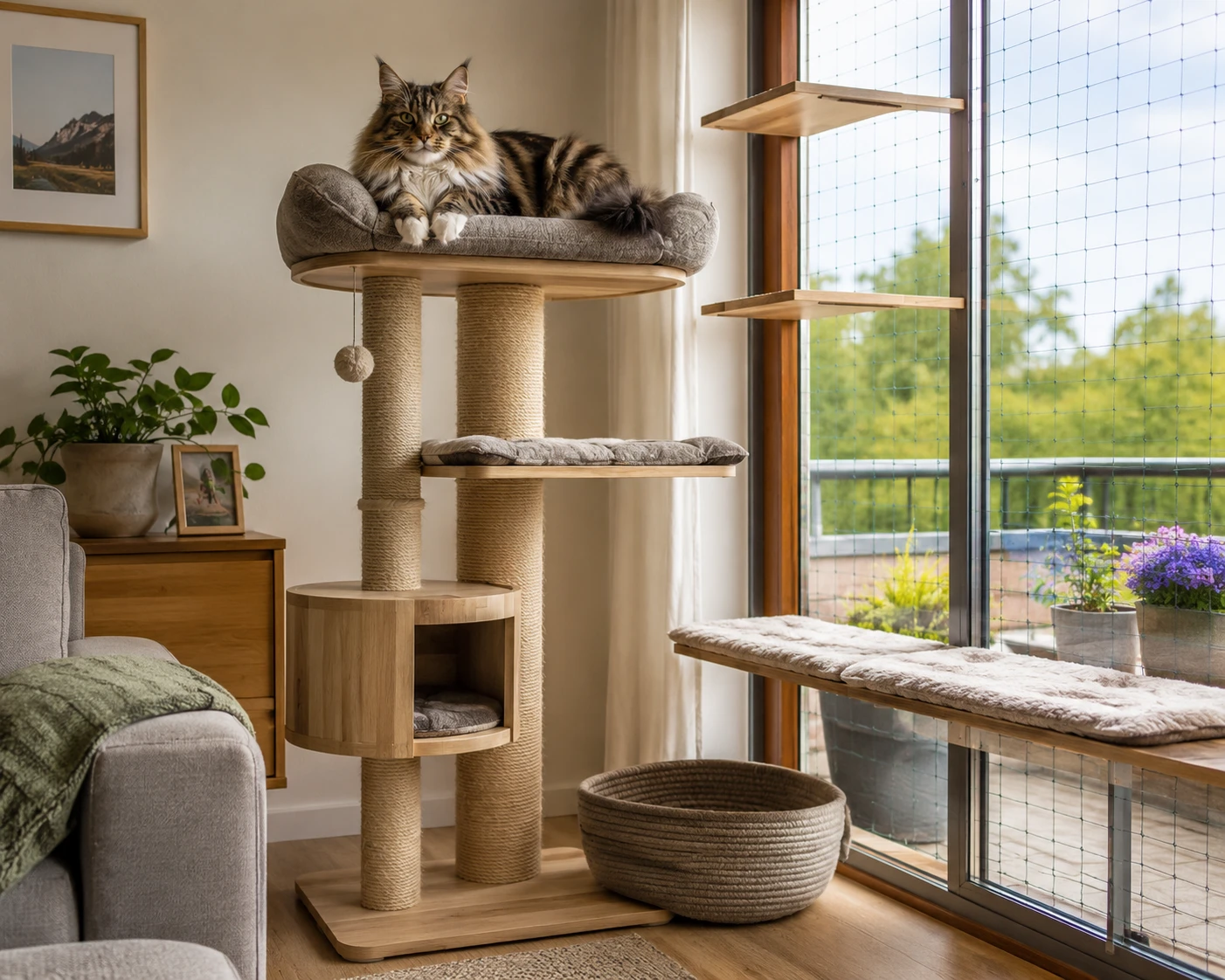 Artgerechte Haltung einer Norwegischen Waldkatze in der Wohnung