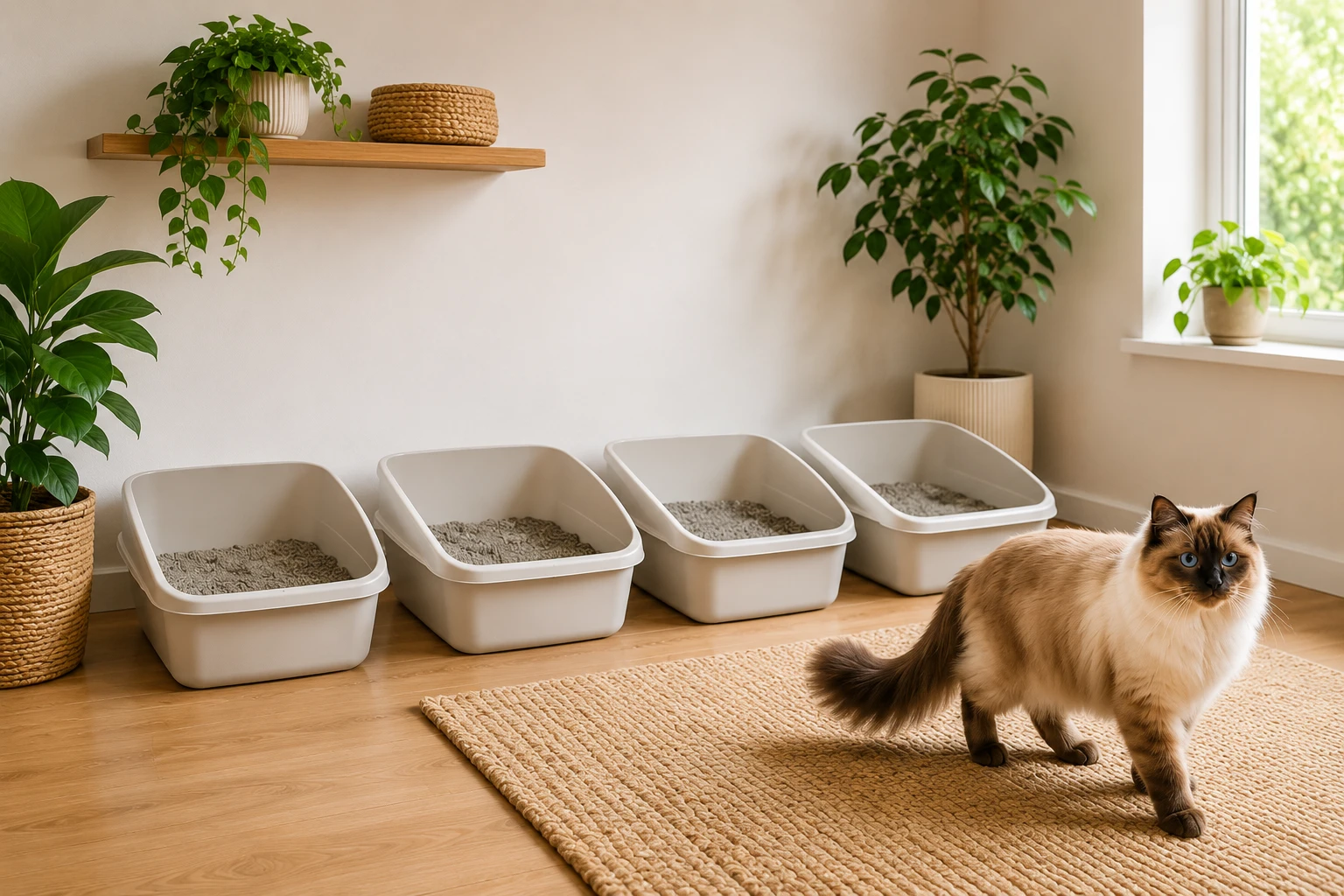 Passende Katzenklo-Situation für Rassekatzen