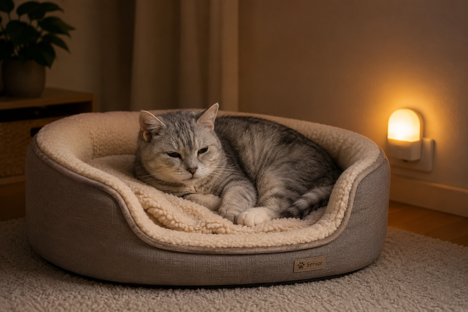 Alte Katze zieht sich zurück und braucht sichere Wege