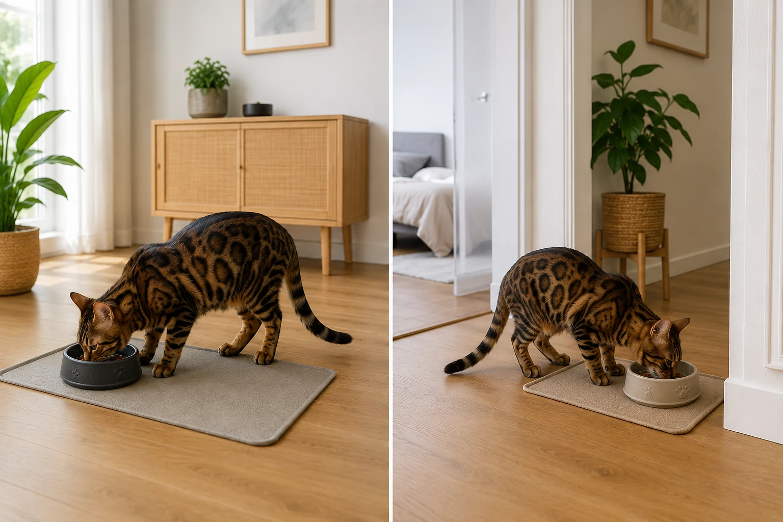 Futterplätze im Mehrkatzenhaushalt strukturieren