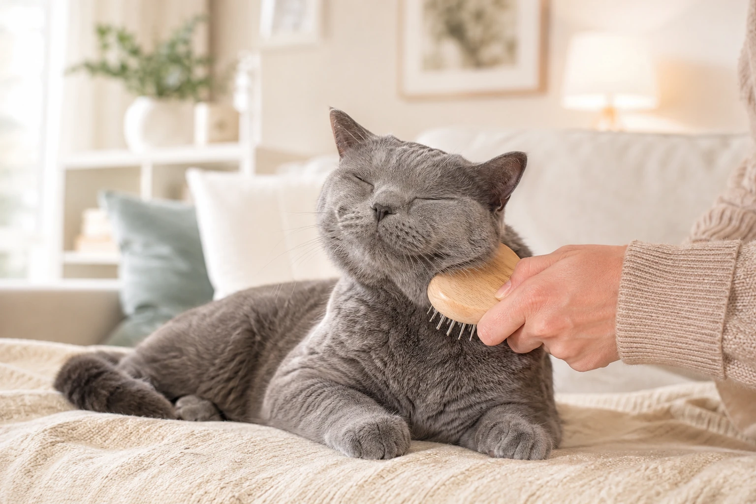 Fellpflege bei Britisch Kurzhaar und Katzenallergie