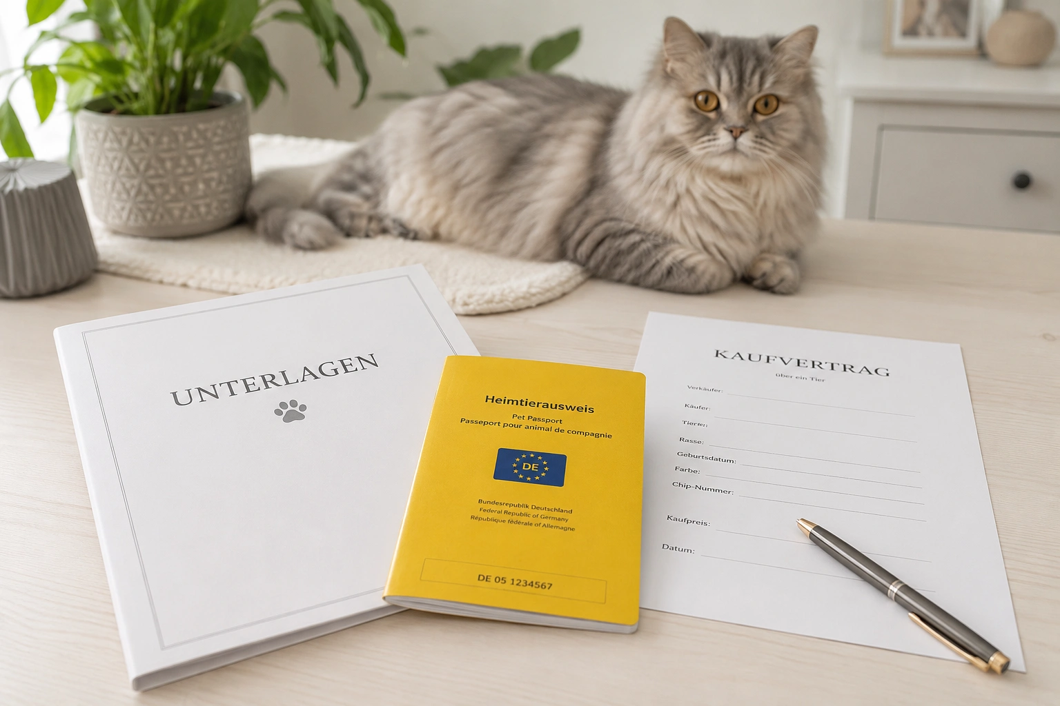 Unterlagen beim Kauf einer Britisch Langhaar prüfen