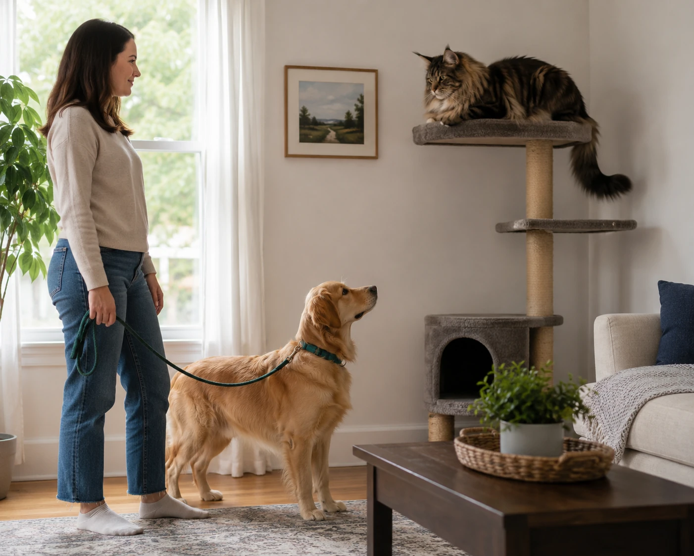 Maine Coon mit Hund: Kann das gutgehen?