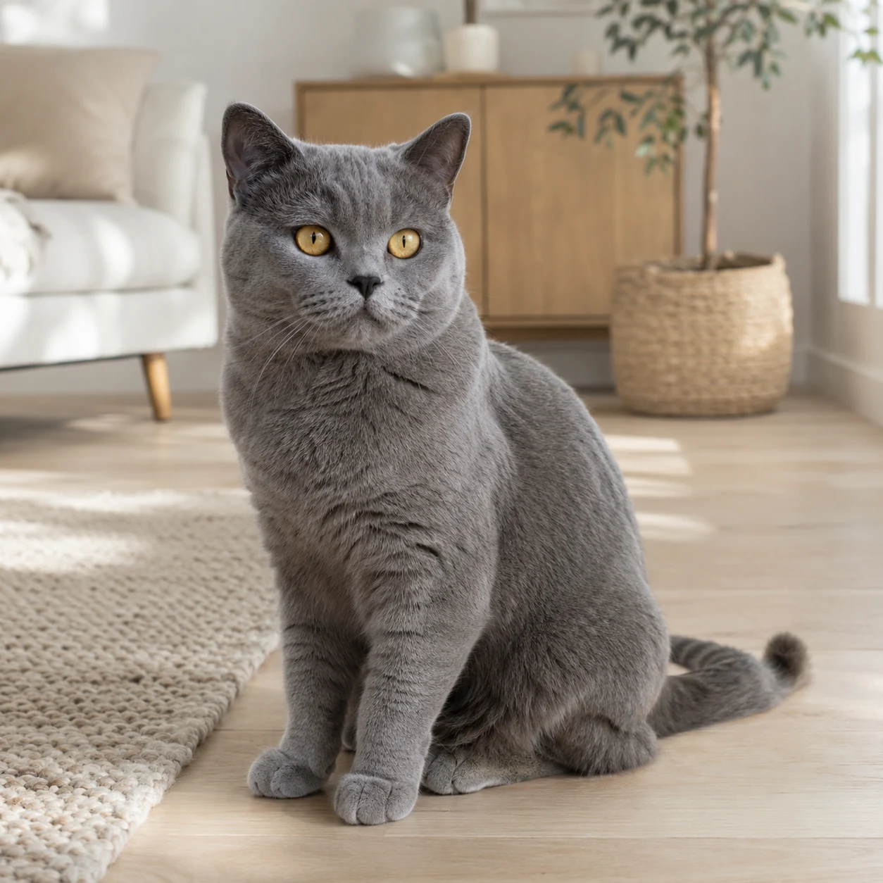 Kartäuser Katze (Chartreux): Charakter, Haltung und Unterschied zur BKH