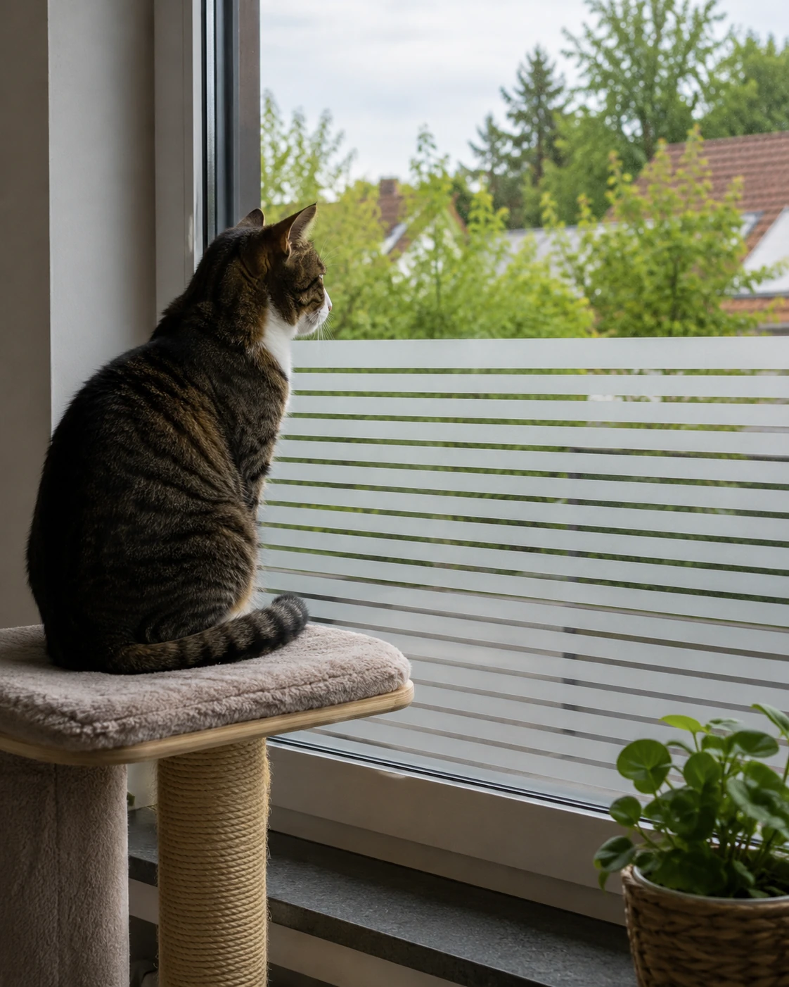 Stress am Fenster kann Kratzverhalten verstärken