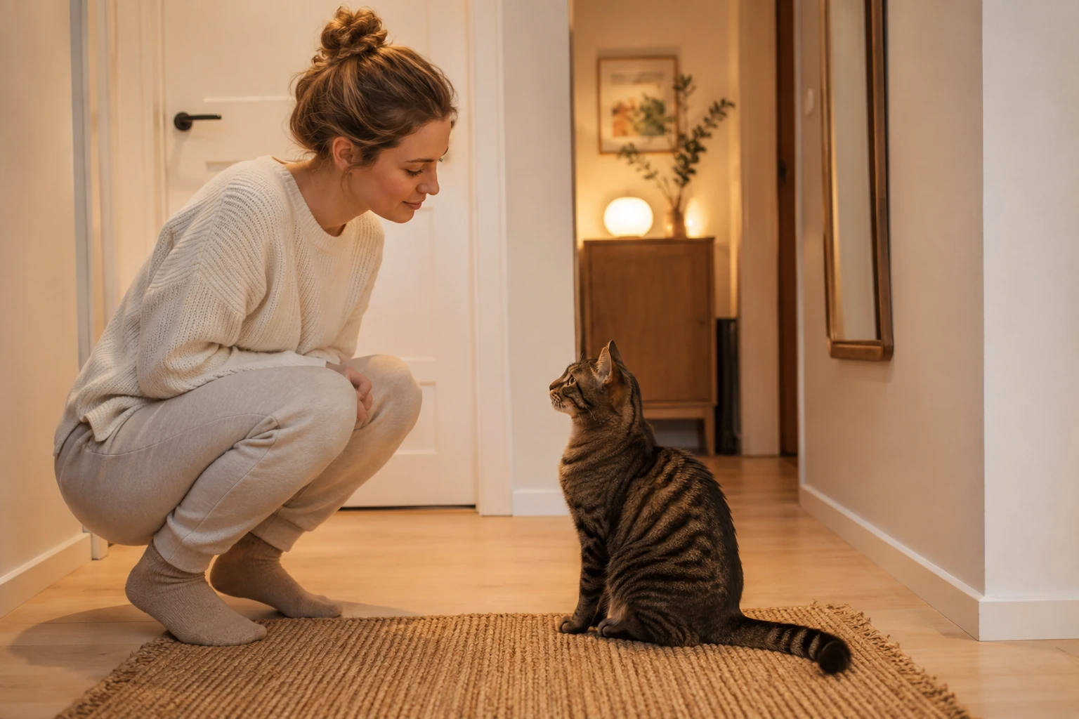 Katze nachts ruhig beobachten statt bestrafen