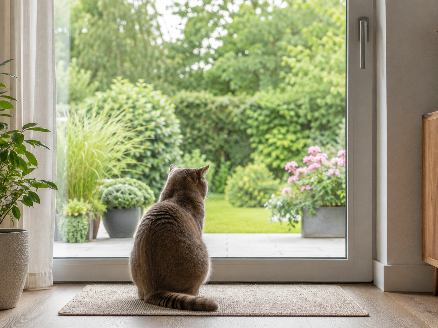 Revierstress an Terrasse oder Balkon bei Katzen einordnen