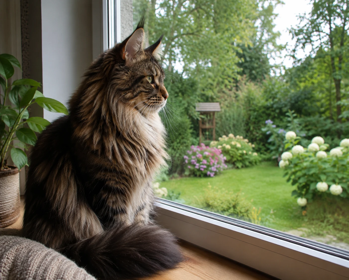 Maine Coon Freigang ruhig abwägen