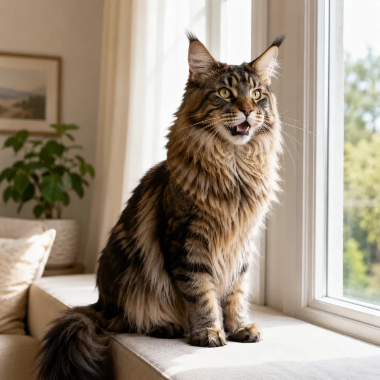 Maine Coon Geräusche und Laute ruhig einordnen