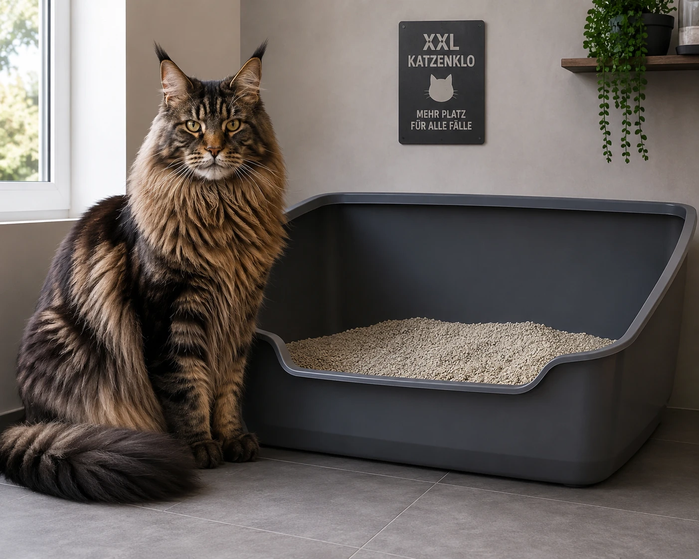 Katzenklo und Schmerzen bei der Maine Coon einordnen