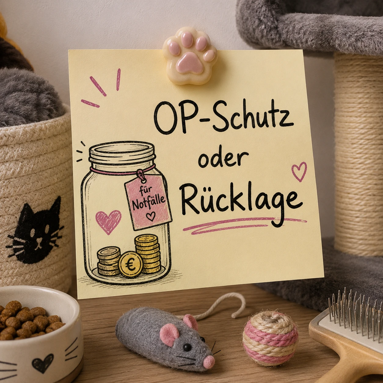 OP-Versicherung oder Rücklage für Maine Coon abwägen