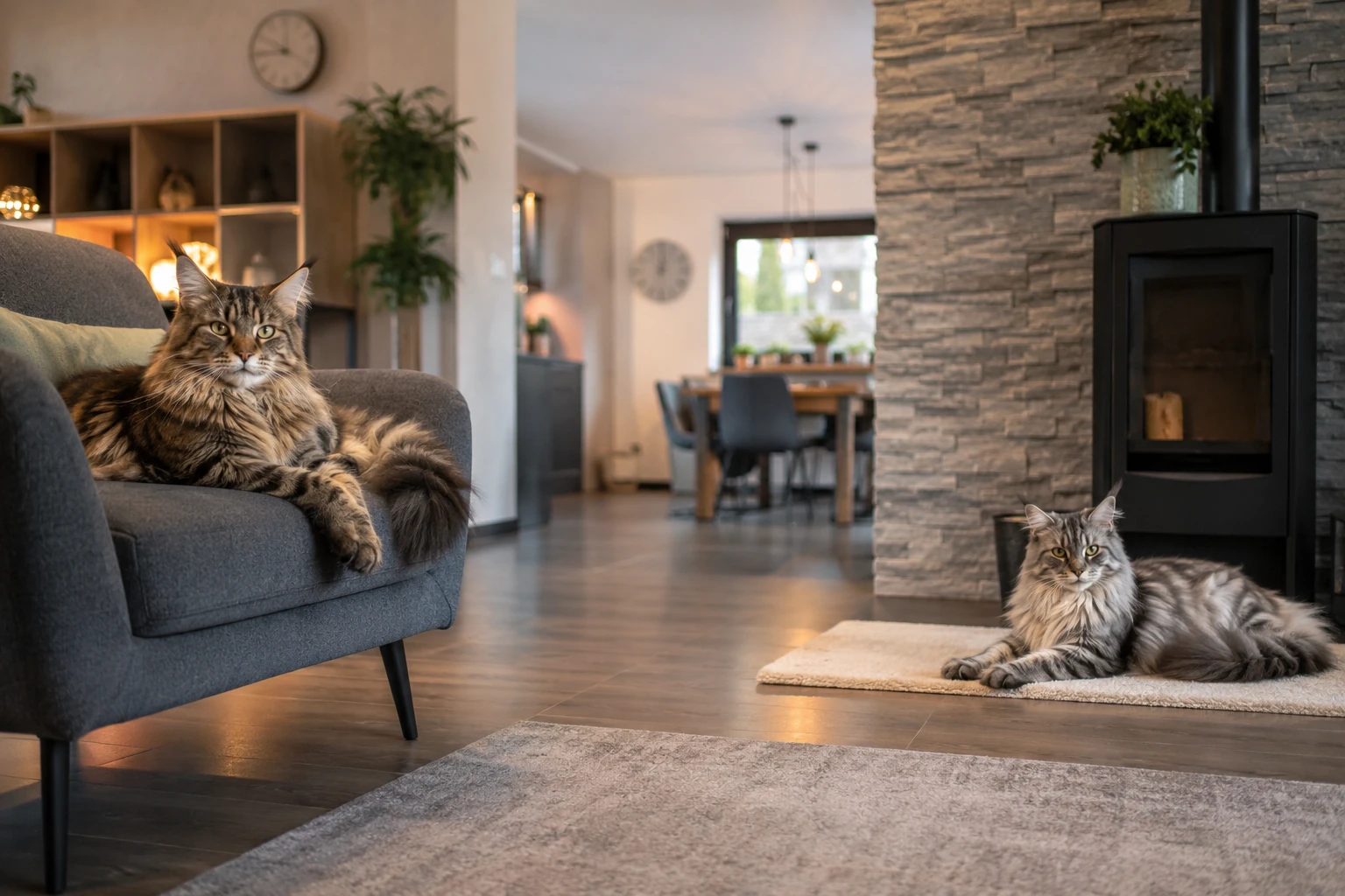 Zweite Katze für Maine Coon langsam zusammenführen