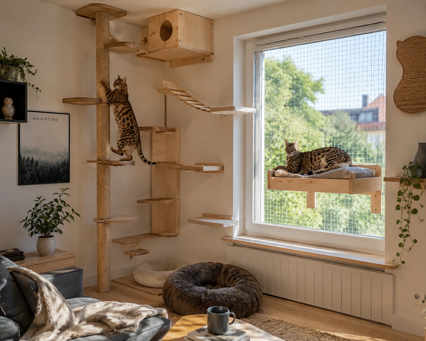 Artgerechte Haltung einer Ocicat in der Wohnung