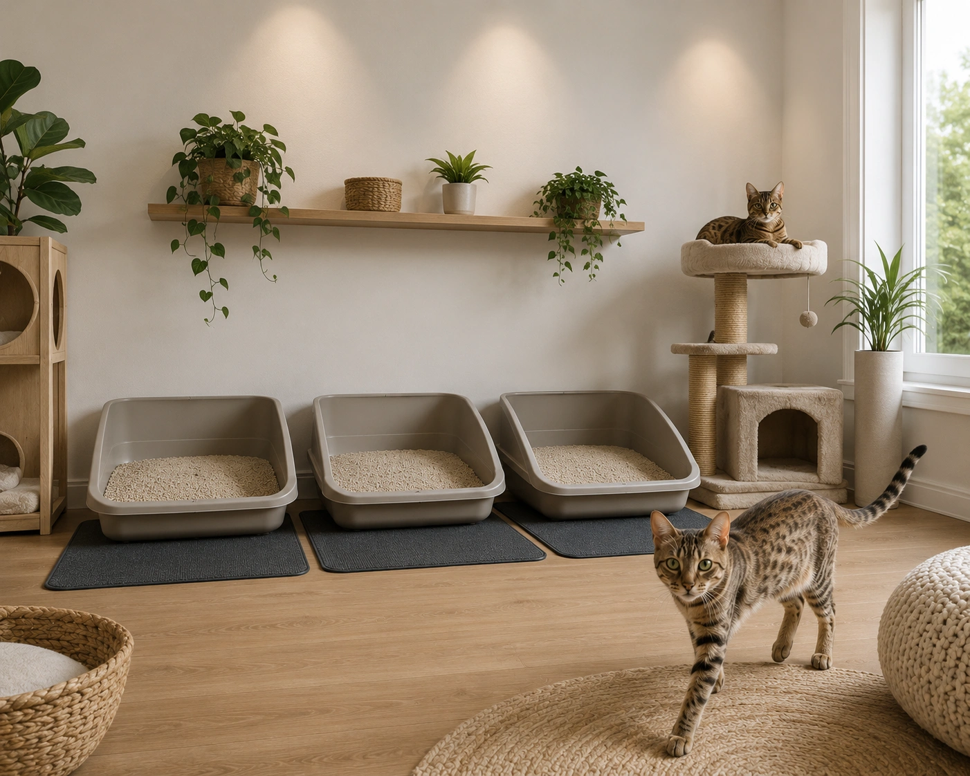 Passende Katzenklo-Situation für Rassekatzen