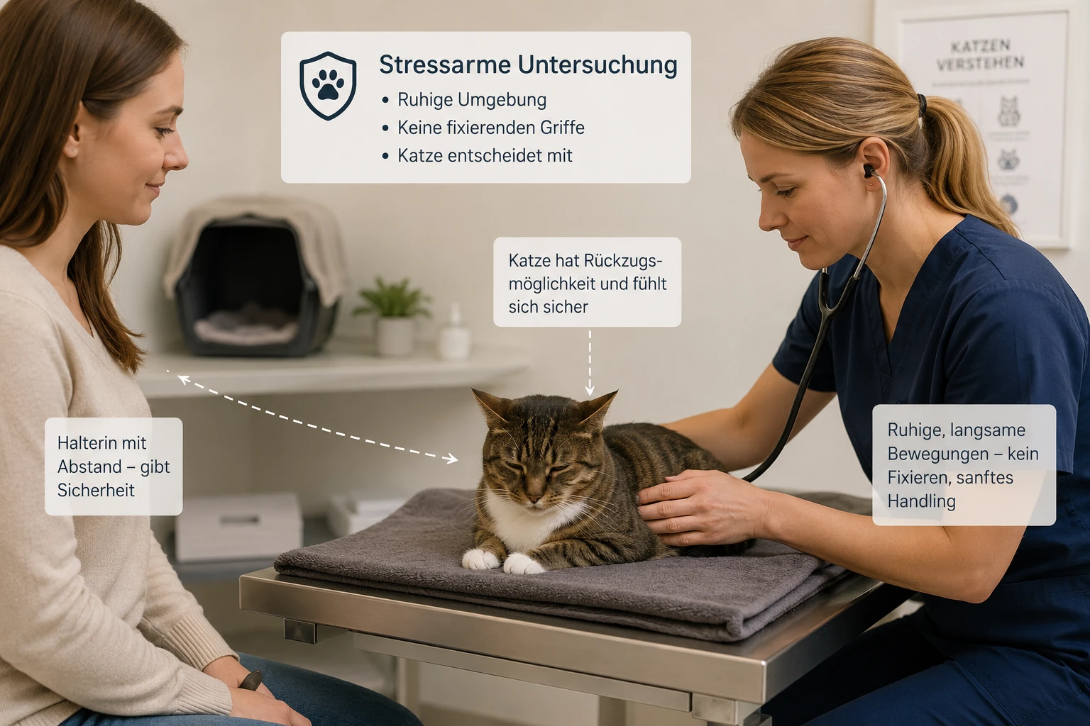 Aggressive Katze abgeben – sichere und faire Entscheidung vorbereiten