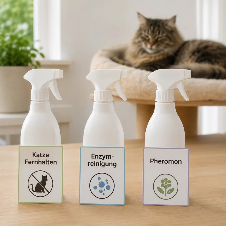 Anti-Pinkel-Spray für Katzen von Enzymreiniger und Pheromonprodukt unterscheiden