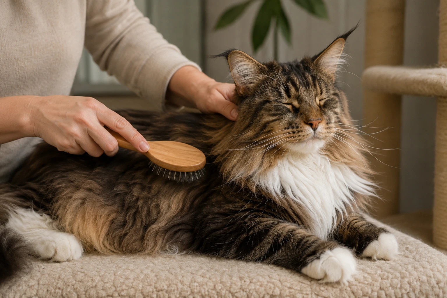 Fellpflege bei Maine Coon ähnlichen Rassen