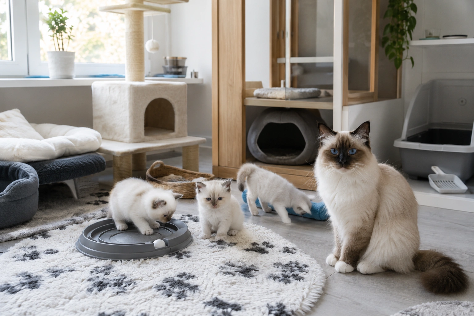 Seriöse Aufzucht von Heilige-Birma-Kitten erkennen
