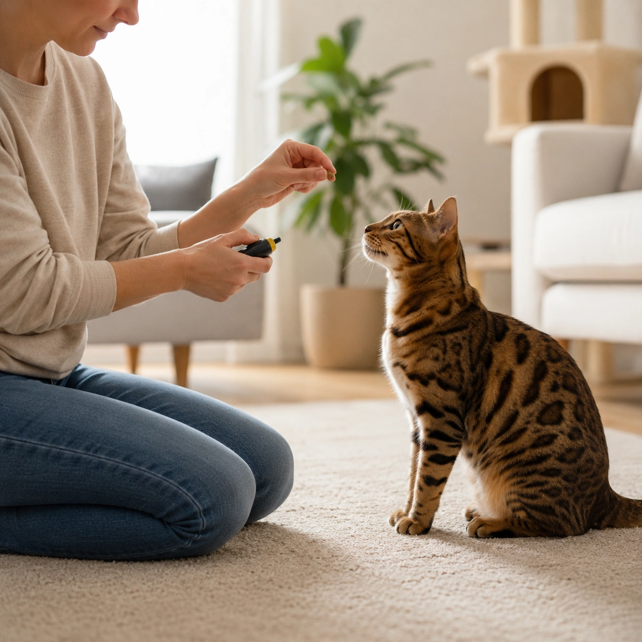 Katze erziehen ohne Strafe mit kurzem Alltagstraining