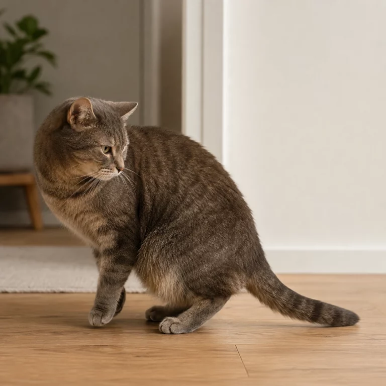 Katze faucht scheinbar ohne Grund und zeigt Distanzbedürfnis