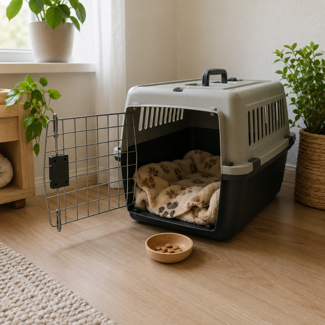 Katze vor dem Umzug an die Transportbox gewöhnen