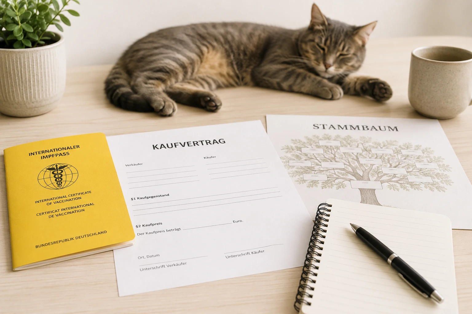 Unterlagen beim Kauf einer Ragdoll Katze prüfen