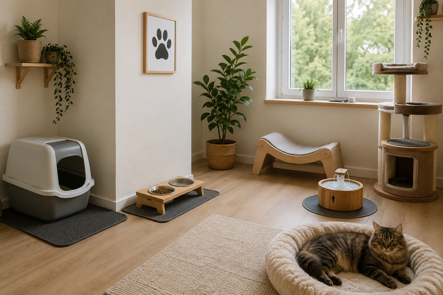 Getrennte Ressourcen geben ängstlichen Katzen Sicherheit
