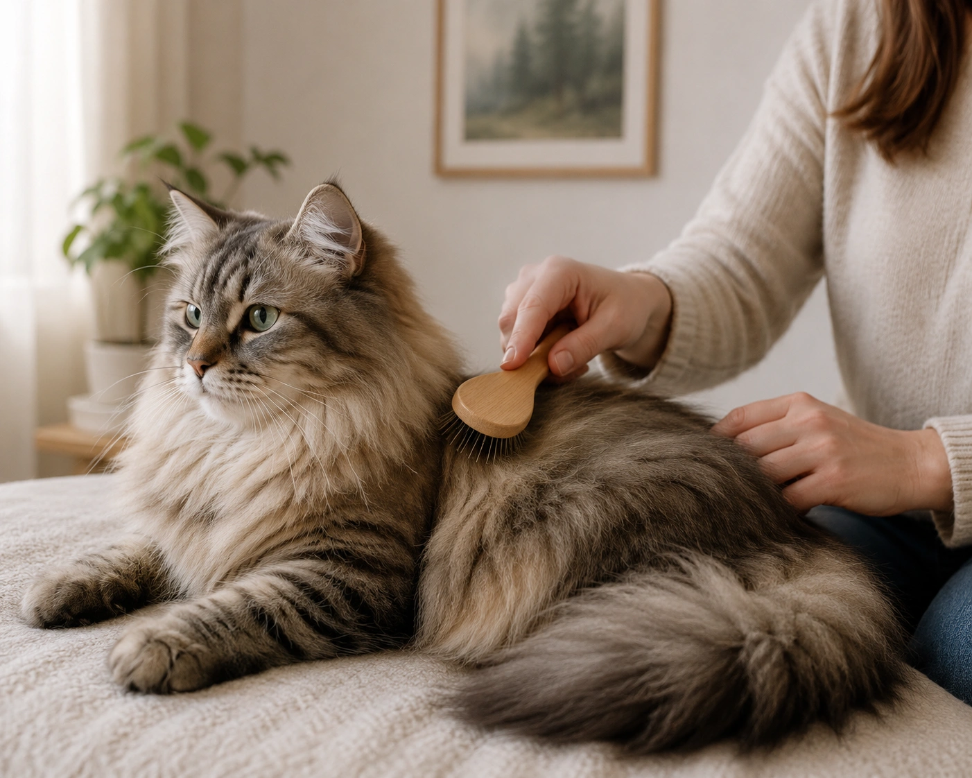 Fellpflege bei Sibirischer Katze und Allergie