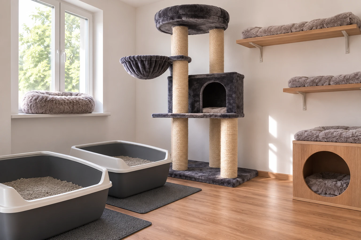 Zuhause für eine Sibirische Katze vorbereiten
