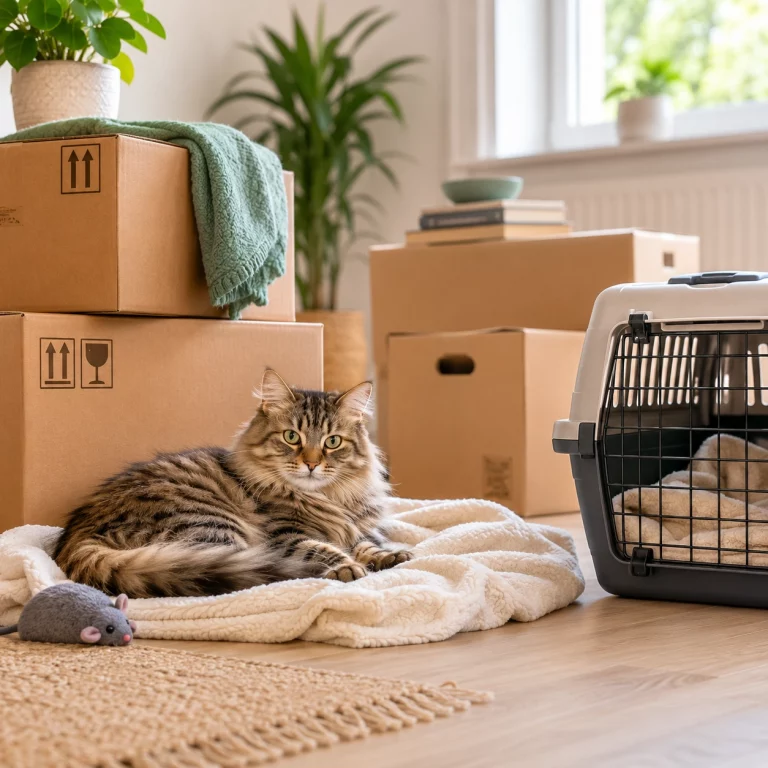 Umzug mit Katze ruhig und sicher vorbereiten