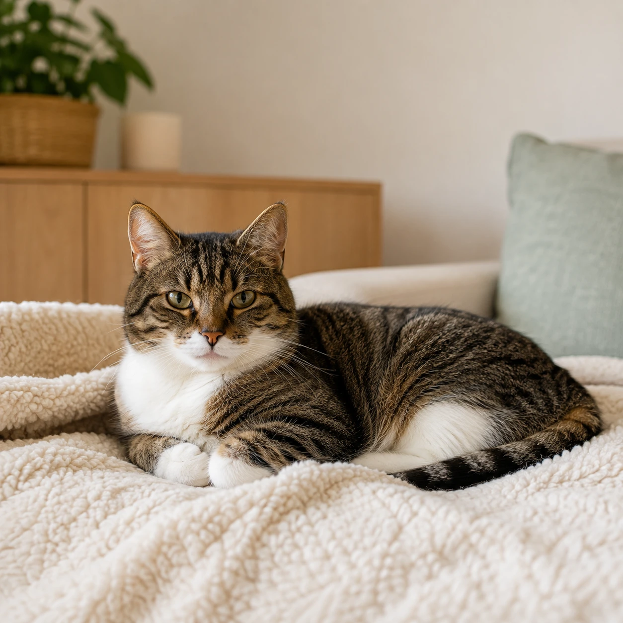 Sichere Umgebung bei Gleichgewichtsstörung der Katze