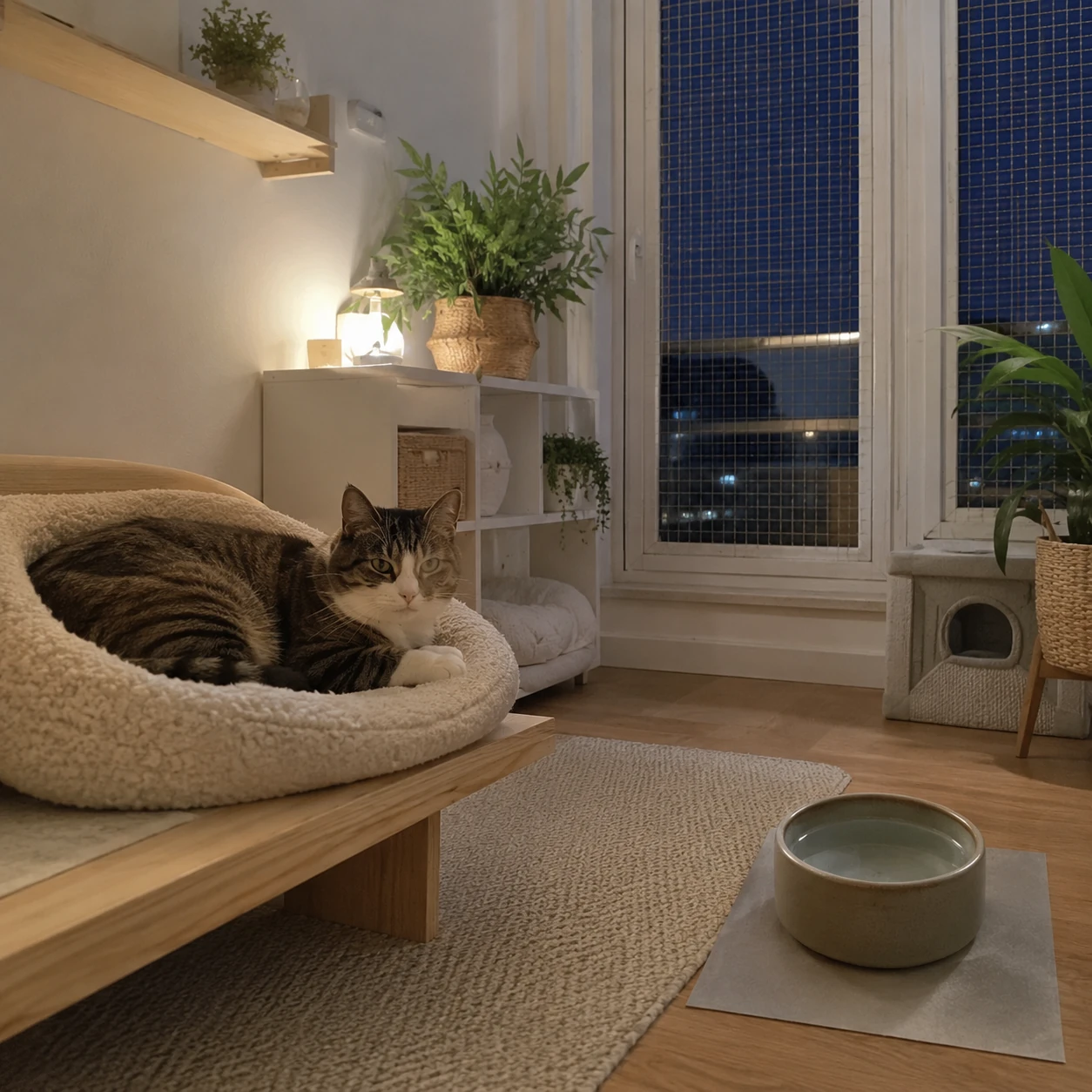 Katze nachts einsperren: sicher begrenzen statt bestrafen