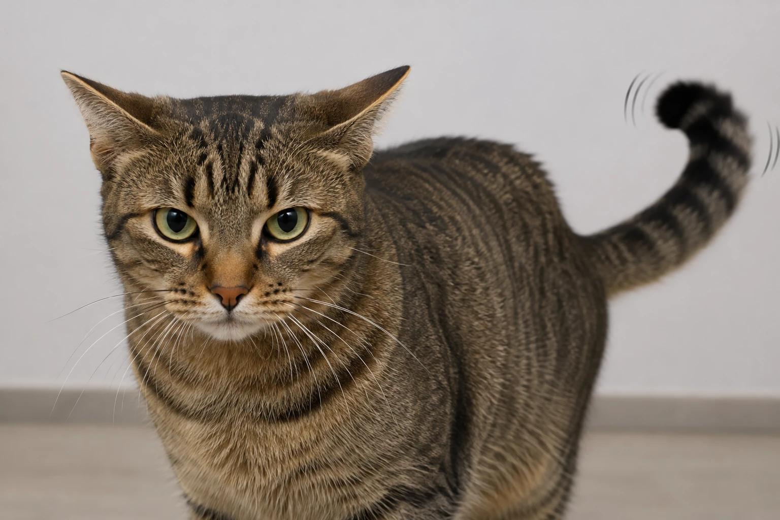 Warnsignale einer Katze vor dem Biss beim Streicheln
