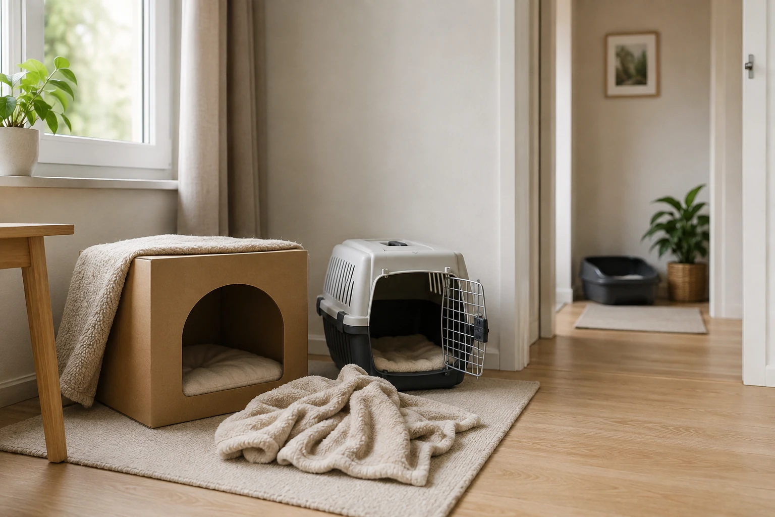 Sichere Rückzugsorte als Alternative zum Katzenklo