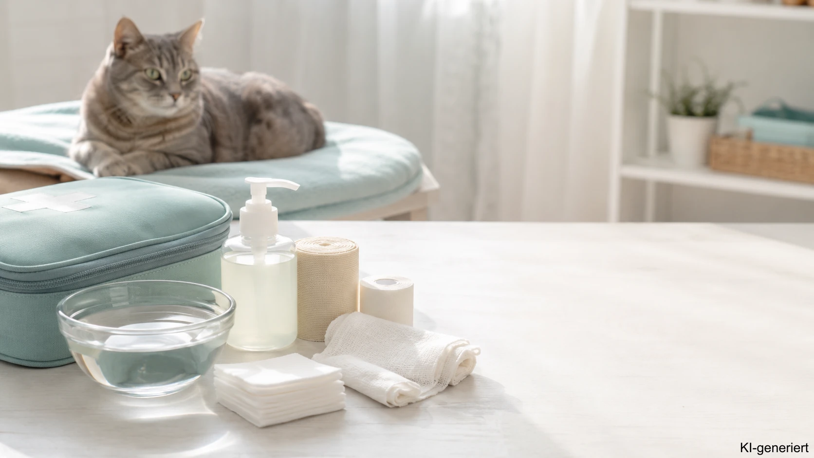Katzenkratzer hygienisch reinigen und beobachten