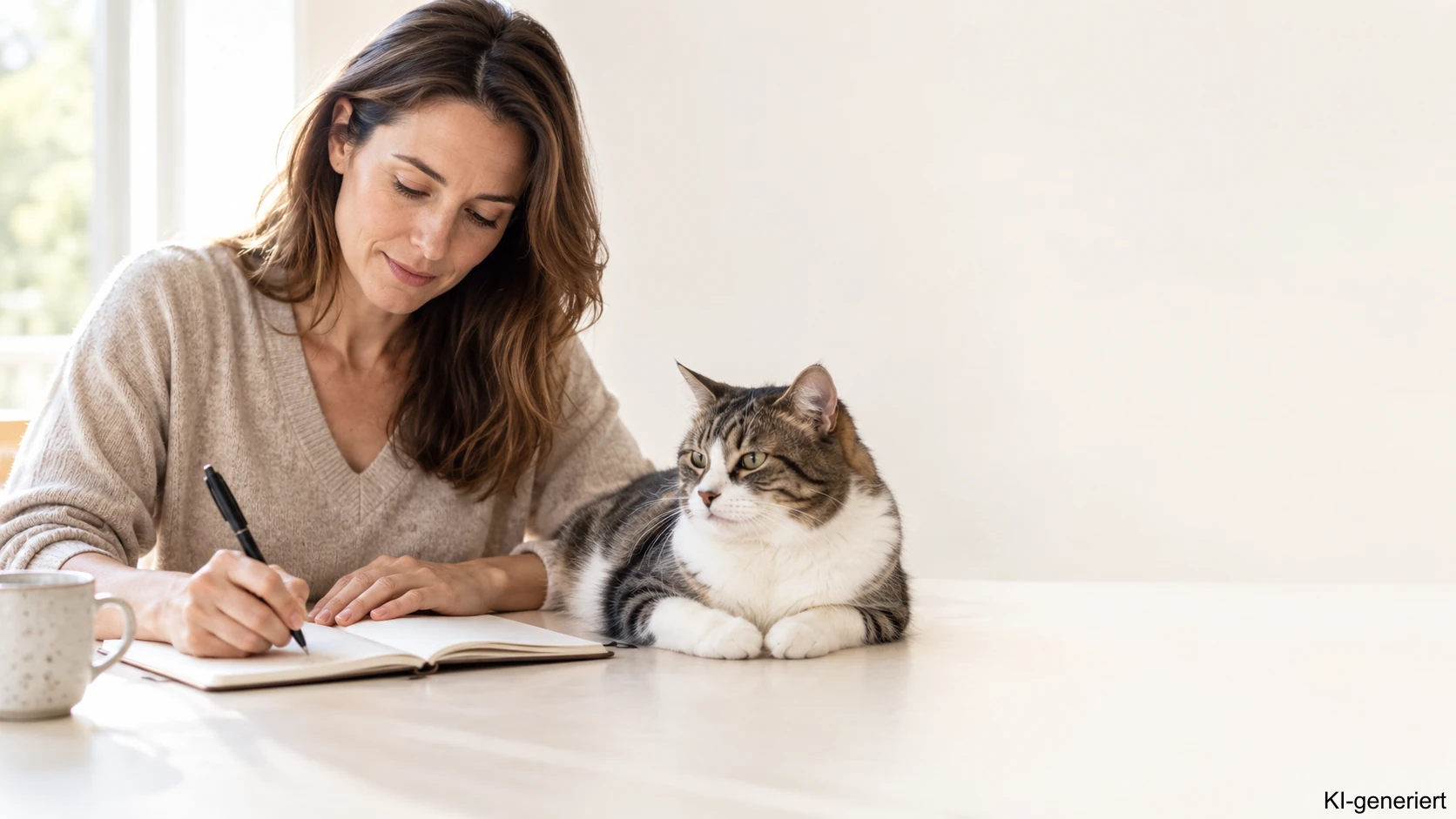 Beobachtungsprotokoll für Miauen und Anhänglichkeit bei Katzen