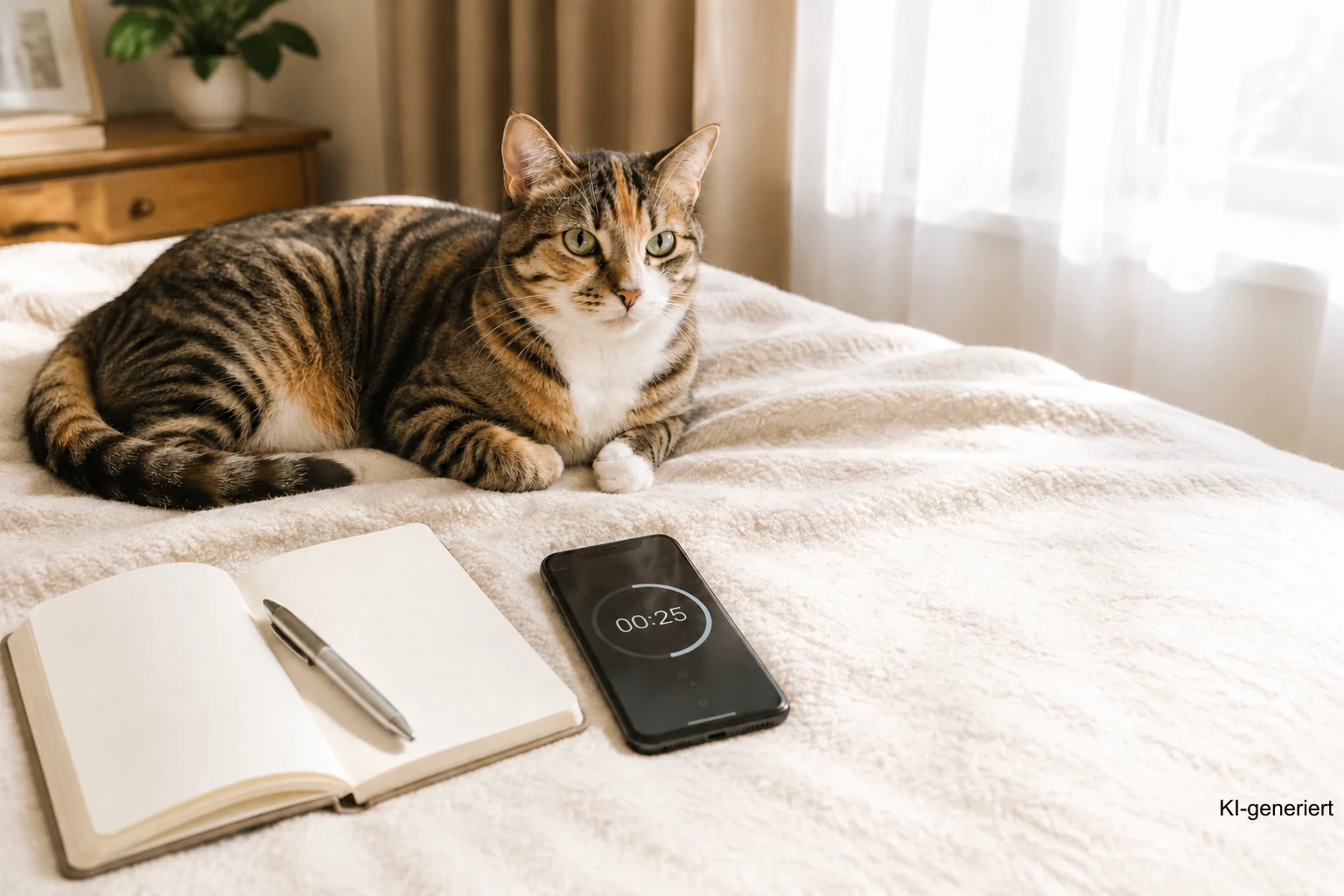 Zittern der Katze per Video und Protokoll dokumentieren