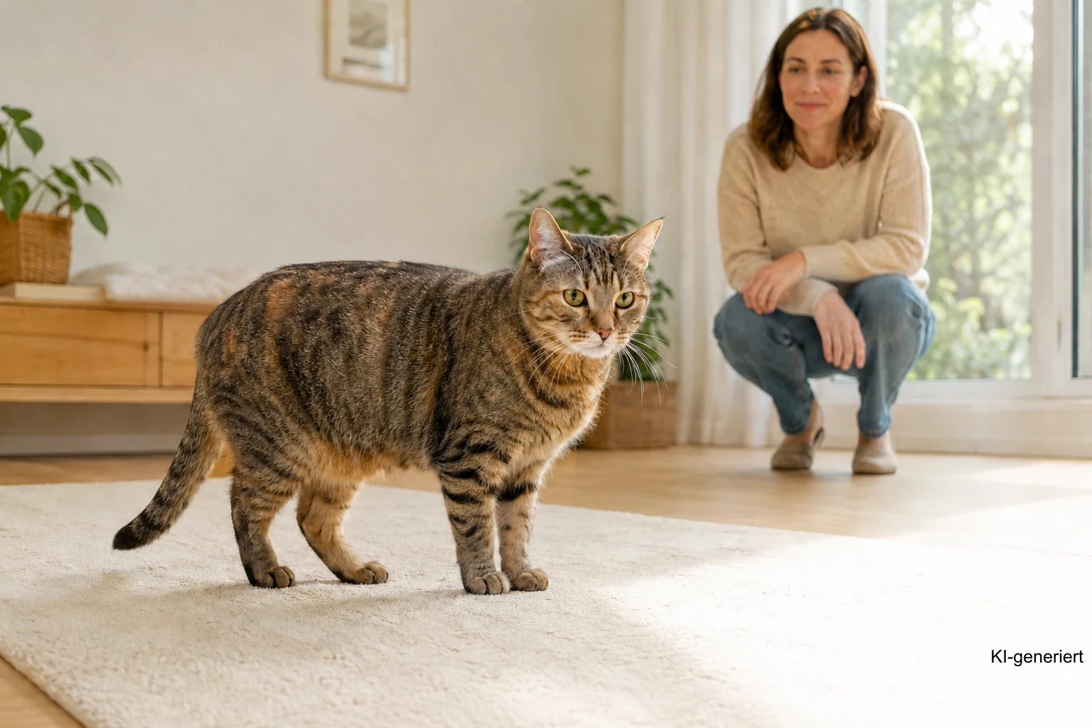 Warnzeichen bei einer zitternden Katze prüfen