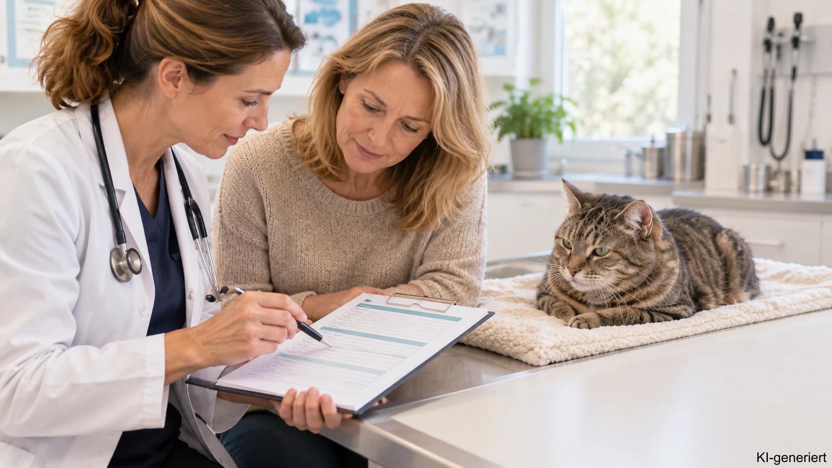 Beobachtungsübersicht für den Tierarzttermin bei Katzendemenz